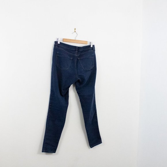 *Revolution Dark Wash Skinny Leg Jegging - Picture 2 of 4